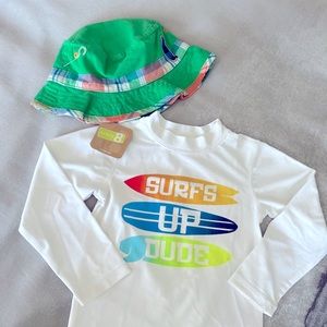 SUMMER is Coming. Swim Shirt and Hat